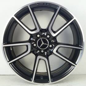 Mercedes-benz 20540149007x23 Genuine Oem 2016 2017 2018 2019 C43 C450 Front 19 Inch Wheel Rim Black