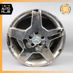 2204013702 Mercedes-benz W215 Cl500 S55 Amg 9 X 18 Inch Rear Wheel Rim Chrome Oem