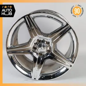 2214016102 Mercedes-benz W221 S550 Cl550 Amg 9.5 X 19 Inch Rear Wheel Rim Chrome Oem