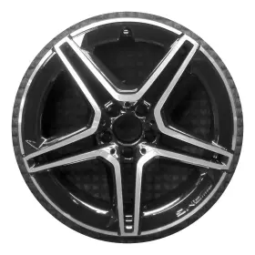 25340153007y51 Mercedes-benz Ships Today Wheel Rim E450 Glc300 Glc350e Machined Black Oe 8579