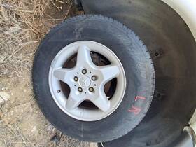 Mercedes-benz 560-65181 Wheel 163 Type Ml320 16x6-1/2 Alloy 5 Spoke Fits 98-99 Ml-class 1575090