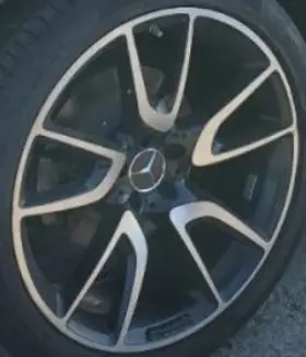 560-85590b Mercedes-benz 2019 Glc Class Oe Wheel 253 Type Glc43 21x8-1/2 With Black