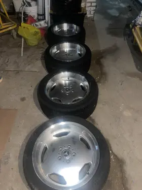 65284925 Mercedes-benz Monoblock Chrome 18 Inch Rims And Tires