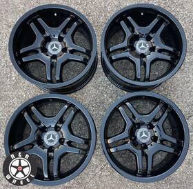 Mercedes-benz 65390 Clk500 Clk550 Slk350 Factory Wheel Set 17 Inch Rims 65391 Black #s