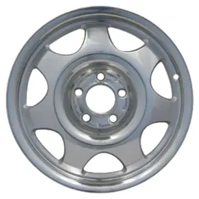 Whl-65179 Mercedes-benz 66470521 16x7 7 Spoke Used Aluminum Wheel Polished And Painted Light Silver