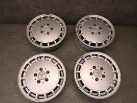 Mercedes-benz A1244010802 90-93 W124 300e Set Of 4 R15 Inch Alloy Wheel Rim 15x6.5j Et48 Oem