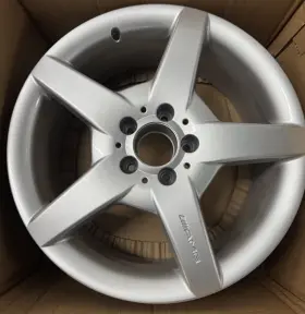A1714011702 Mercedes-benz A1714011602 Front 18 Inch Clk55 Slk55 Amg Oem Silver Rim 18x7.5 2002-2011