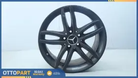 A2044017902 Mercedes-benz 2012-2014 C300 Wheel Rim 5 Twin Spoke Black 17 Inch X 8.5 Oem