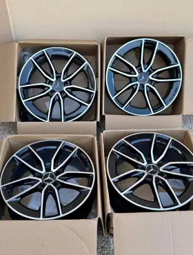 A2054010801 Mercedes-benz Oem C 43 Amg Factory Wheels Gloss Black Fits All Class