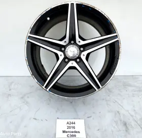A2054011200 Mercedes-benz 2015-2018 Oem W205 C300 Rear Alloy Wheel Rim 8.5jx18h2 Et 49 Note