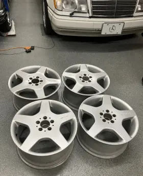 Hwa1634011802 Mercedes-benz W163 Ml55 Amg Genuine Oem 5 Spoke Wheel Monoblock 18x9 Inch Set 4