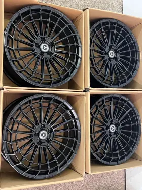 Mb305848-094-93 Mercedes-benz 4 22s Staggered 5x112 Black 22x9.0/22x9.5 S550 Amg Gle Ml Glc