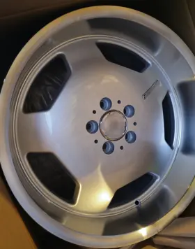 126129 Mercedes Fitment Monoblock 19 Inch Rims Wheels Set4 New 19/8.5 19/9.5 Fits 560sec Amg