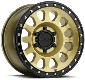 Mr31578560100 Method 4-new 17 Inch Mr315 Wheels 17x8.5 6x5.5/6x139.7 Gold Rims 106.25