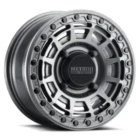 Mr415510471264b Method Mr415 Beadlock 15x10 / 6 4/25mm Offset 4x136 106 Cb Graphite Wheel