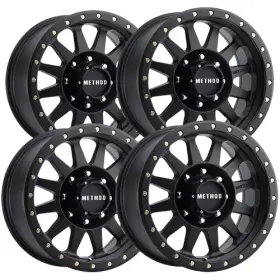 Mr30489080512n Method Race Wheels Set-4 Mr304 Double Standard 18x9 8x6.5 Inch -12mm Matte Black Rims