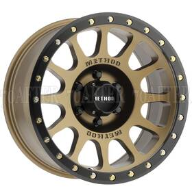 Method Race Wheels Mr30521060918n Mr305 Nv Wheel 20x10 6x139.7 Et -18 Cb 108 Bronze With Matte Blk Lip