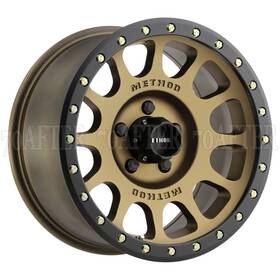 Method Race Wheels Mr30578558900 Mr305 Nv Wheel 17x8.5 5x150 Et Cb 116.5 Bronze With Matte Blk Lip