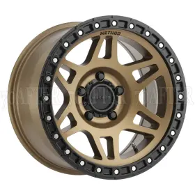 Mr31279050912n Method Race Wheels Mr312 Wheel 17x9 5x127 Et -12 Cb 71.5 Bronze With Matte Blk Lip