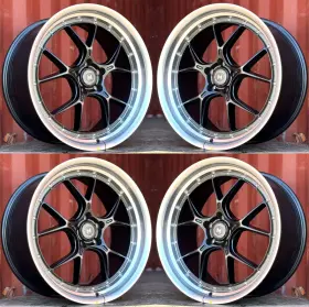Mfl120855114335mbml Mflow 4 Pcs 20 Inch Mfl1 Matte Black Wheels 20x8.5 35 5x114.3 Cb 73.1 Rims Set