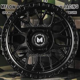 Mflow Wheel Mf02179061397-12931mb 17x9 6x139.7 For Ford Bronco -12 Offset Mf02 Matte Black Mesh 5 Wheels Set