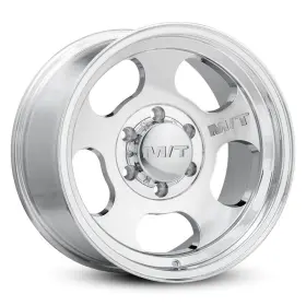 226100402 Mickey Thompson Canyon Wheels 15x8 -22 5x139.7 108.1 Polished Rims Set Of 4