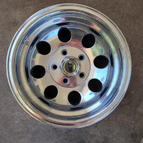 Fa-058 Mickey Thompson 15x8 Polished Classic Iii Rim 5x5 Jeep