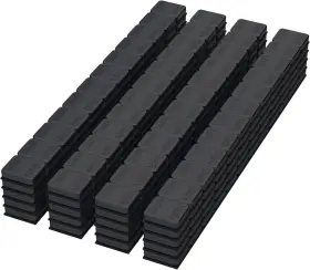 Qpt-034 Mikkuppa Black Wheel Weights - 1/4oz 0.25oz 240pcs 240 Pcs