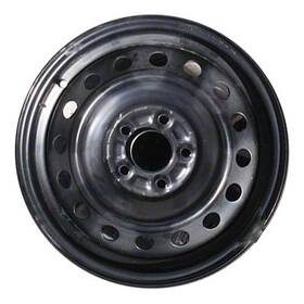 Mitsubishi 4250g252 16x6.5 16 Hole Refurbished Steel Wheel Painted Black 560-99041