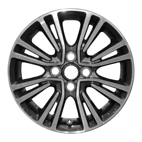 4250g475 Mitsubishi Refurbished Machined And Painted Dark Charcoal Metallic Aluminum Wheel 15 X 5