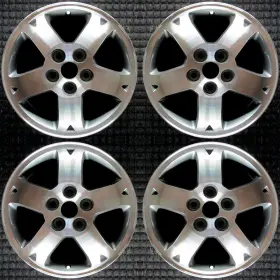 Mr639498 Mitsubishi Eclipse Machined With Argent Pockets 16 Inch Oem Wheel Set 2003 To 2005
