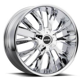 Mkw M122-2085003140c 20x8.5 M122 Chrome Wheels 5x110/5x115 40mm Set Of 4