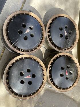 Modern Wheel 10017891 1982-92 Pontiac Firebird Knight Rider Kitt 15 Inch Turbo Cast Rims Rare Recaro Gold