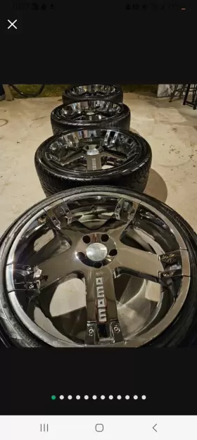 245778 Momo 22 Inch Storm Chrome Rims