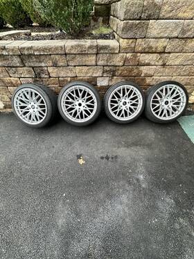 Momo M10591130p48 Catania 19 Inch X 11 /19x9 Wheels 5x130 Silver Rims Porsche