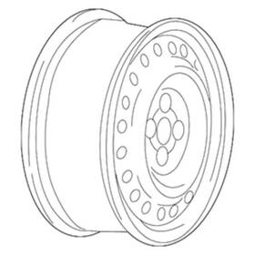 Mopar 04755290aa For Jeep Gladiator 2020 Steel Wheel