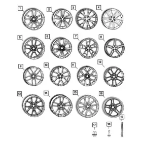 6mn92dd5aa Mopar For Dodge Charger 2019-2022 Wheel