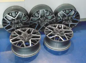 6sv84trmaa Mopar 5 2024 Jeep Wrangler Sahara 18 Inch X 7.5 Rims Wheels Oem Machined Charcoal Gray