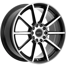 431mb-6755940 Motiv 431mb Elicit 16x7.5 5x112/5x4.5 Inch 40mm Black/machined Wheel Rim 16