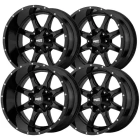 Mo970780673a00 Moto Metal Set Of 4 Mo970 17x8 6x135/6x5.5 Inch 0mm Gloss Black Wheels Rims