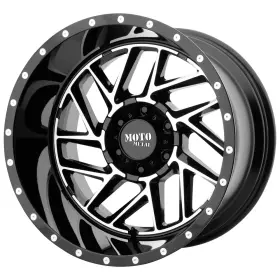 Mo98521280344n Moto Metal Mo985 Breakout 20x12 8x6.5 Inch -44mm Black/machined Wheel Rim 20