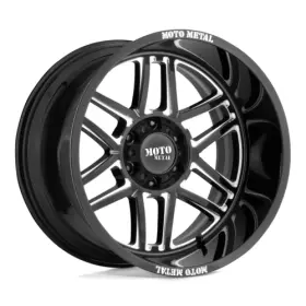 Mo99221087318n Moto Metal Mo992 Folsom 20x10 Gloss Black Milled Wheel -18mm Offset Mo99221087318n Moto Metal Mo992 Folsom 20x10 Gloss Black Milled Wheel -18mm Offset