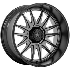 Msa Off-road Ma055ab24101225n Off-road M55 Commander 24x10 5x4.5 Inch -25mm Gunmetal Wheel Rim 24