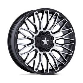Msa Offroad Wheels Ma050bd15701210 15x7 M50 Clubber Utv 5x114.3 Black Wheel 10mm