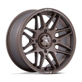 Msa Offroad Wheels Ma052zx15701210 15x7 M52 Radar Utv 5x114.3 Bronze Wheel 10mm