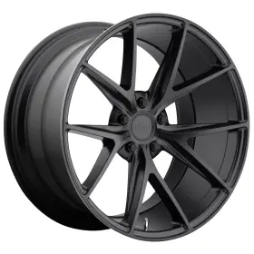 M117198565 Niche 1pc 45 Misano Matte Black 19x8.5 Inch Rim 5x4.5 Offset Each