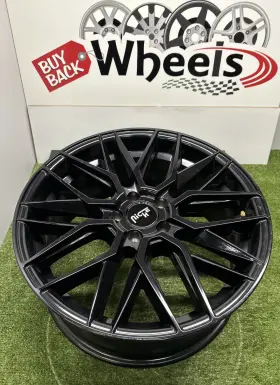M2241985f8 Niche 42 19x8.5 Wheel Rim M224 Gamma Gloss Black Rims 5x112 Et 1pc