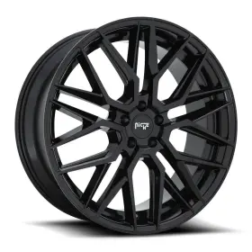 M224229011 Niche 38 22x9 M224 Gamma 5x120 Gloss Black Wheels Set Of 4