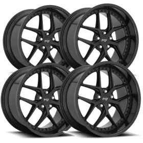 35-m226199521 Niche M226198521 35 Set Of 4 Staggered-niche M226 Vice 19x8.5 19x9.5 5x120 35mm Black Wheels Rims