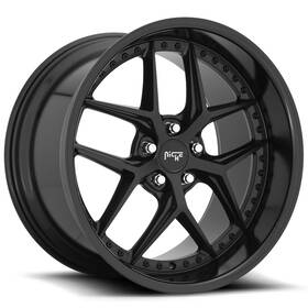 Niche M226209090 18 M226 Vice 20x9 5x115 18mm Double Black Wheel Rim 20 Inch